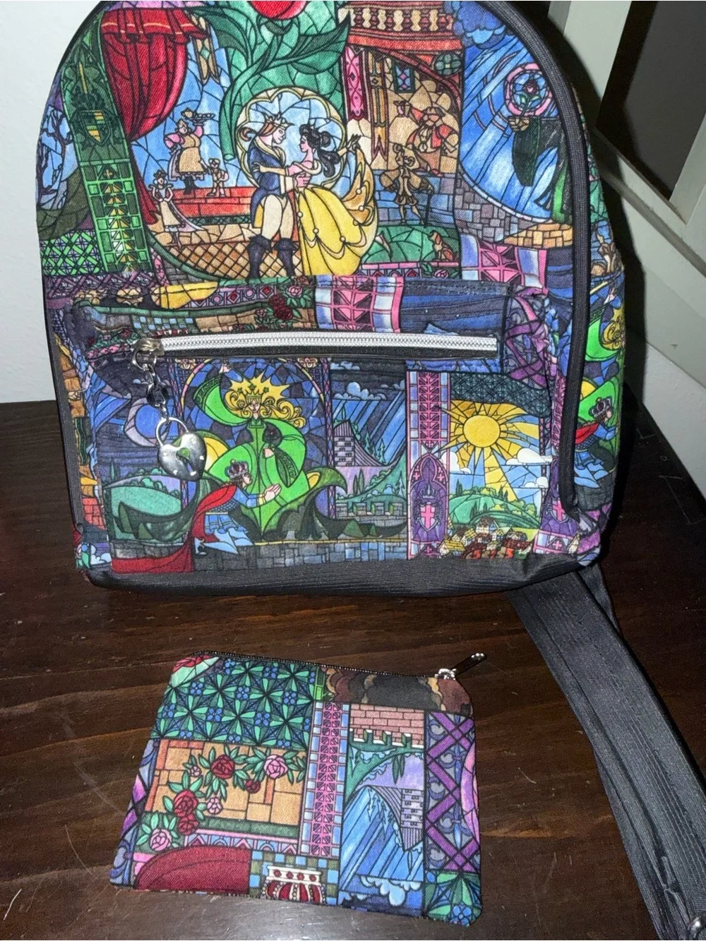 Beauty and the Beast Mini Backpack and wallet Set